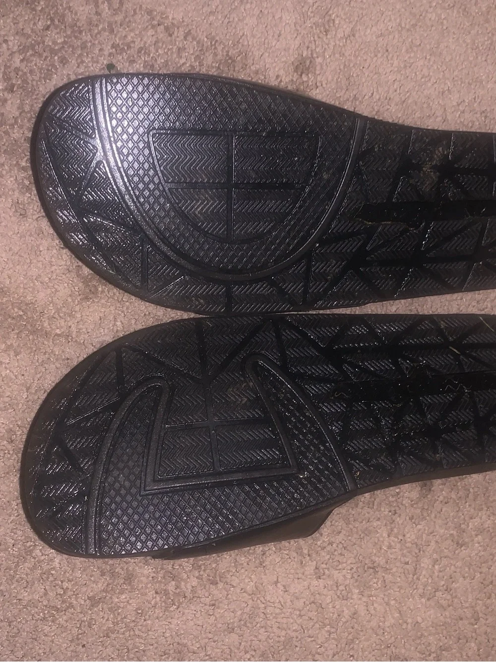 Champions Black Slide Sandals
